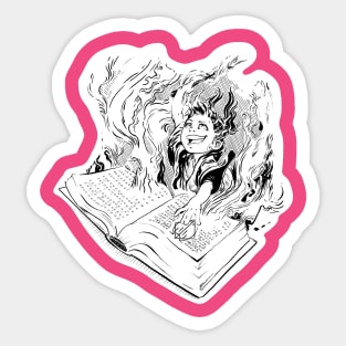 The Spell Book Sticker